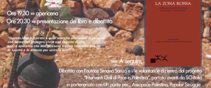 Social Café – Presentazione de “La zona rossa” di Simona Sanzò [9/11, La Città dell’Utopia]