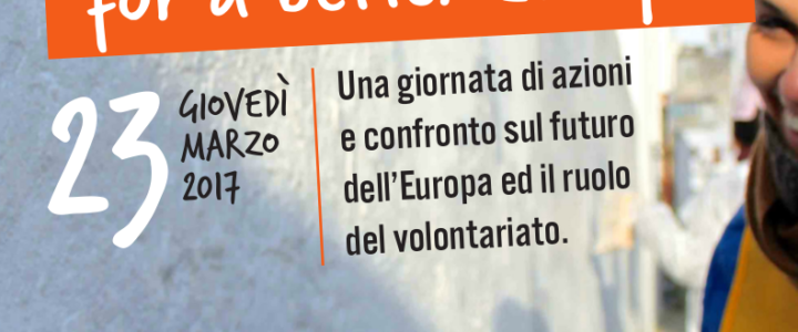 Il volontariato per trasformare l’Europa: anche SCI-Italia aderisce all’appello verso il 25 marzo