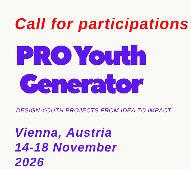 PRO Youth Generator: training course Erasmus+ a Vienna
