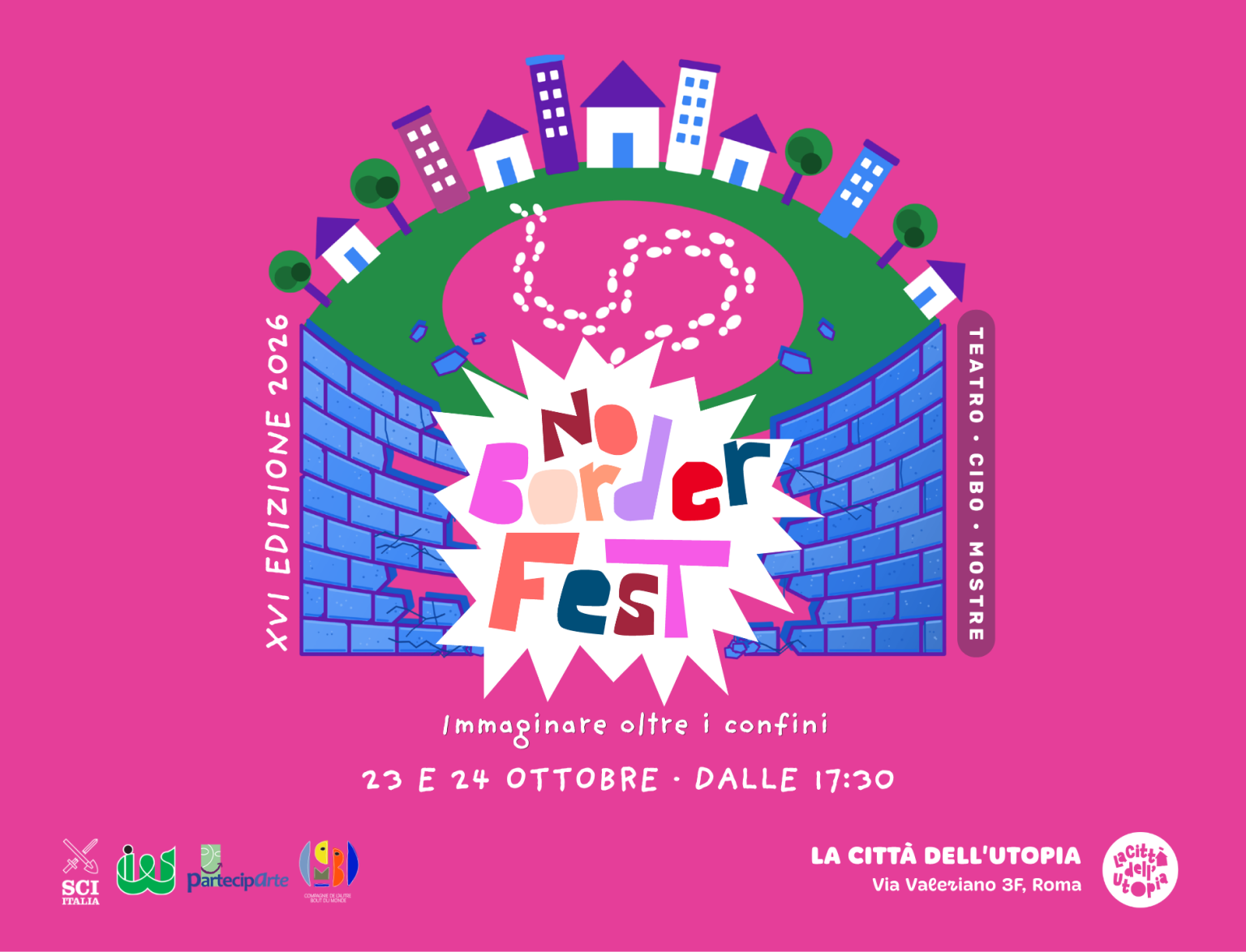 No Border Fest 2026 a Roma: due giorni per immaginare oltre i confini